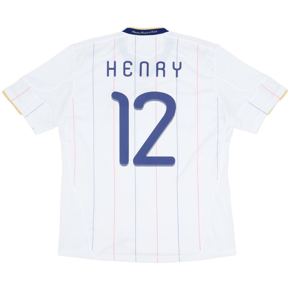 2009-10 Francia Camiseta Visitante Henry #12 - 9/10 - (L)