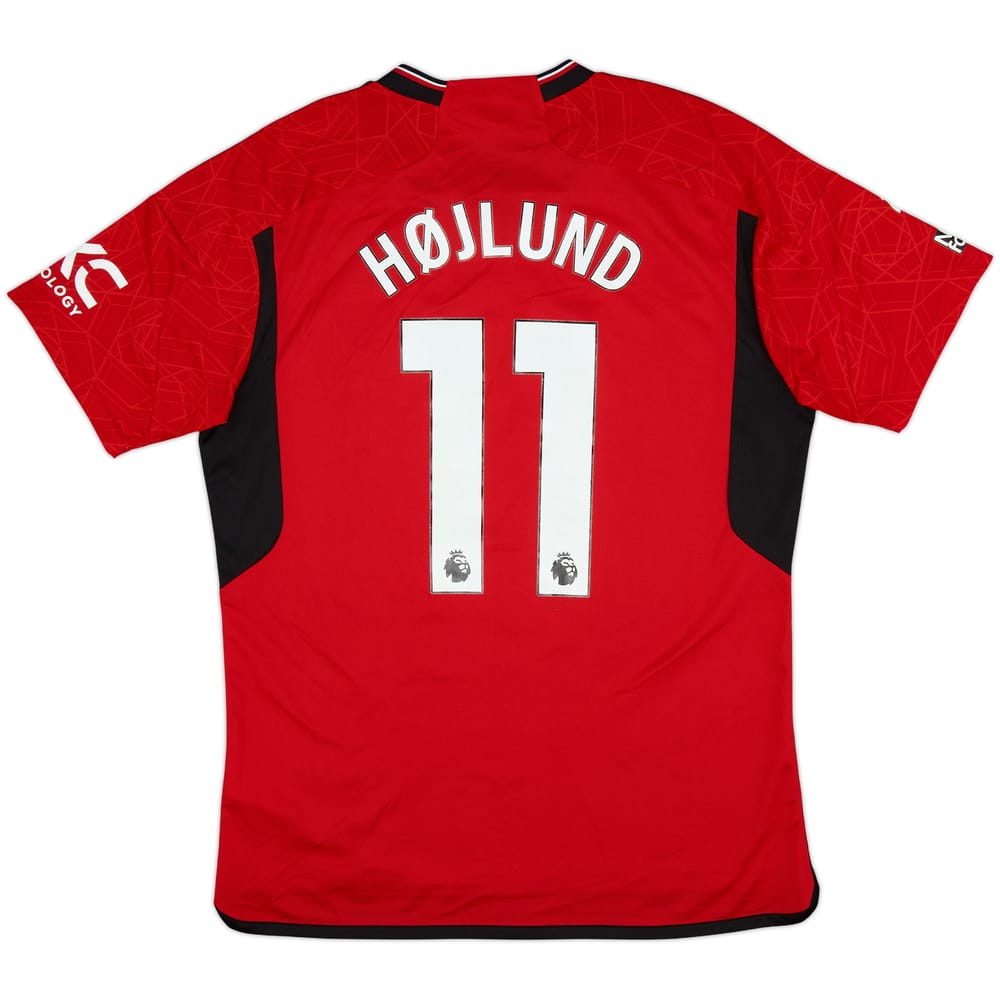 2023-24 Manchester United Home Shirt Hojlund #11 - 7/10 - (L)