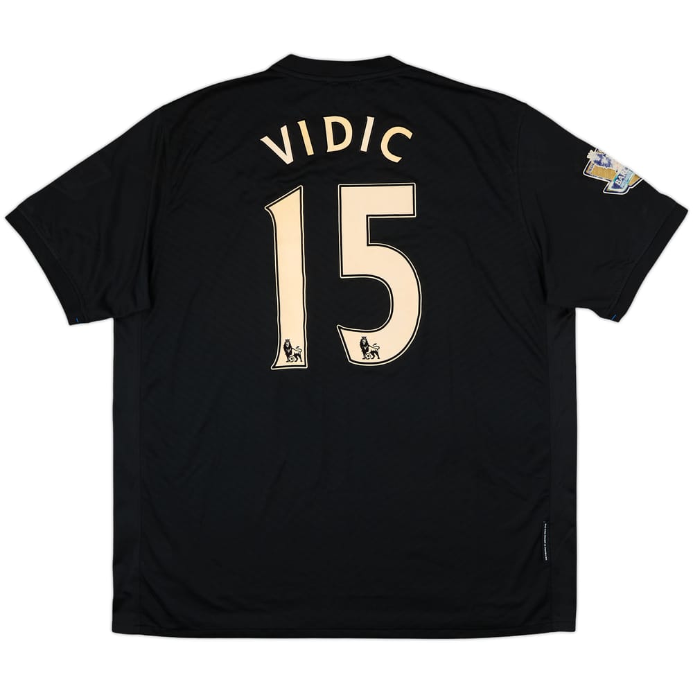 2009-10 Manchester United Away Shirt Vidic #15 - 6/10 - (XXL)
