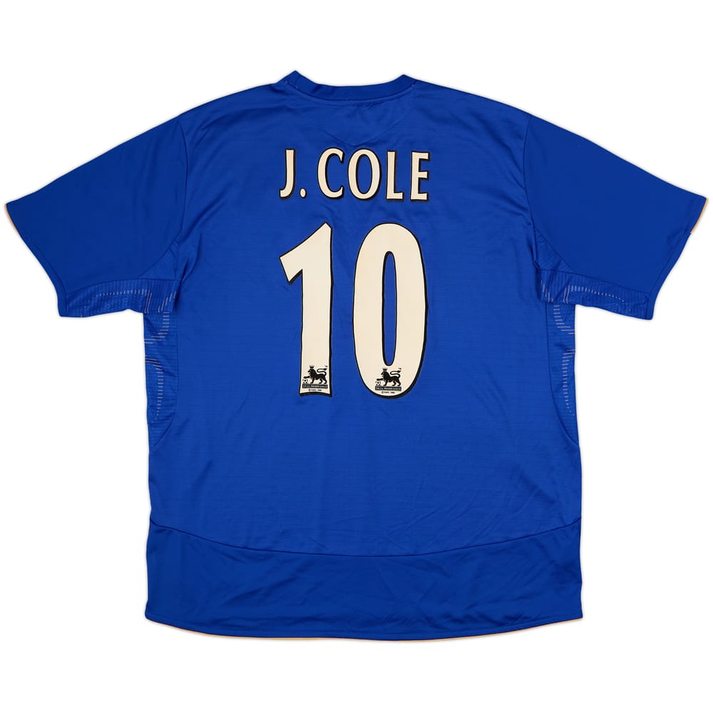 2005-06 Chelsea Centenary Home Shirt J. Cole #10 - 6/10 - (XL)