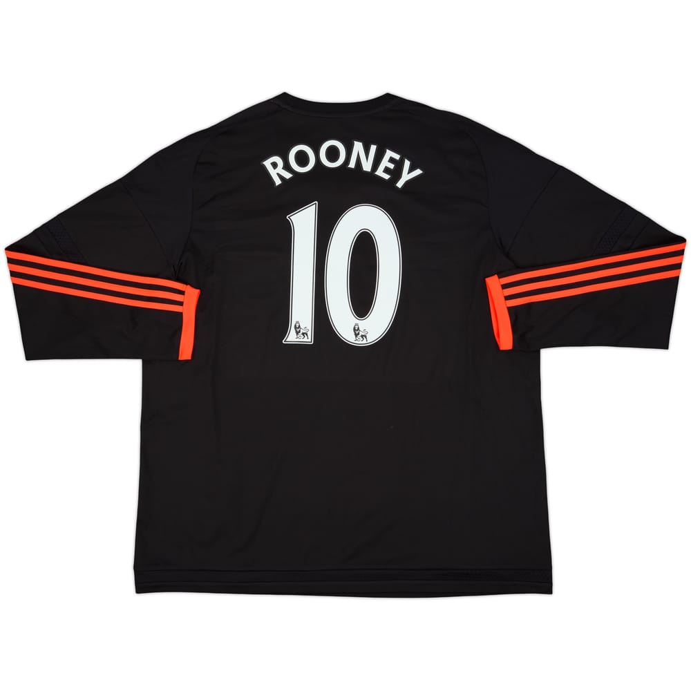 2015-16 Manchester United Third L/S Shirt Rooney #10 - 9/10 - (XXL)