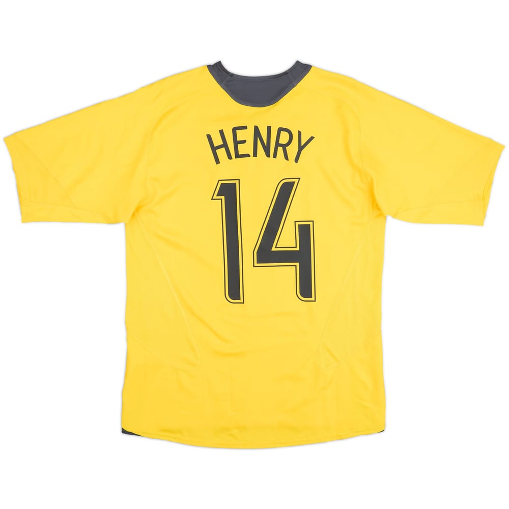 2006-07 Arsenal Away Shirt Henry #14 - 8/10 - (M)