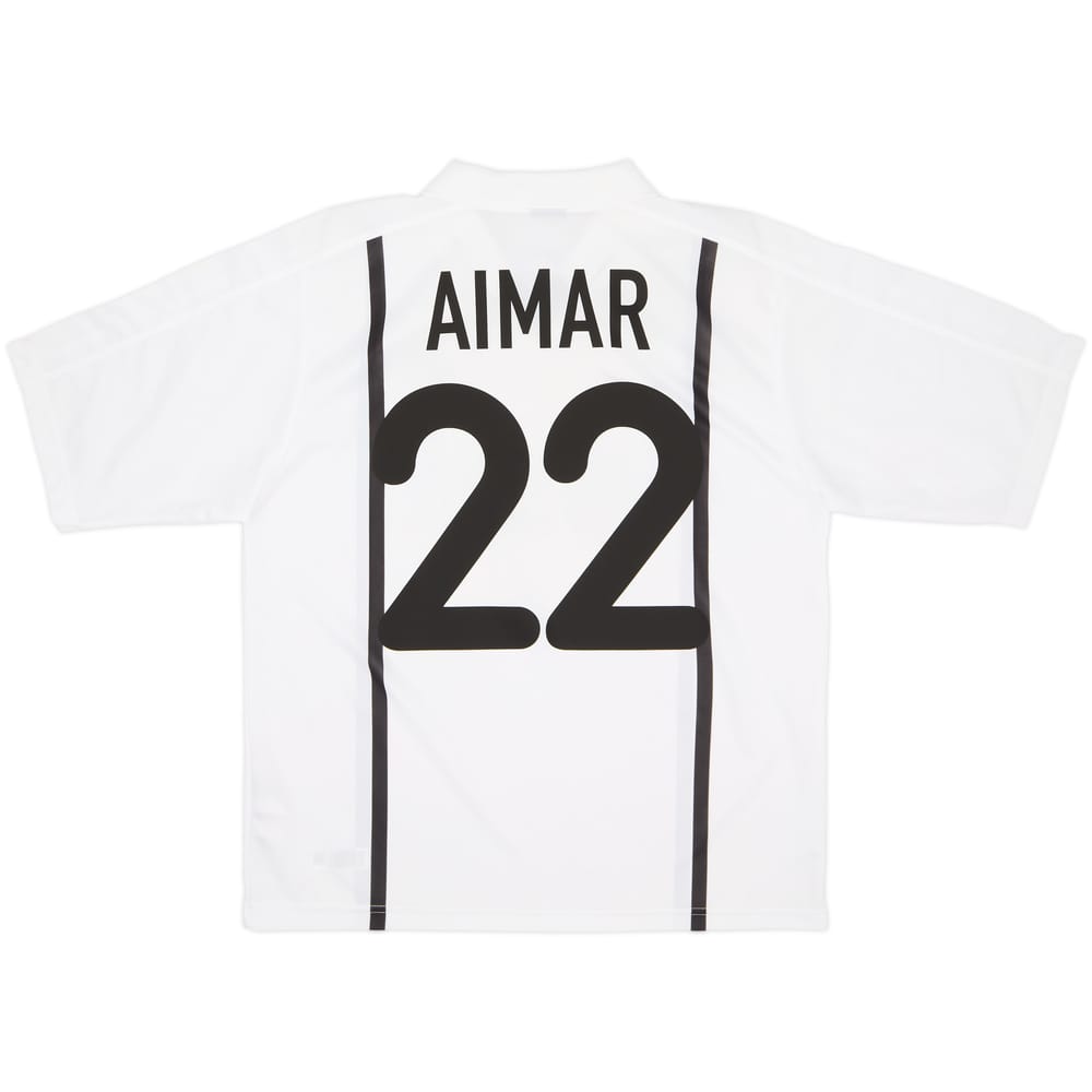 2000-01 Valencia Basic Home Shirt Aimar #22 - 7/10 - (M)