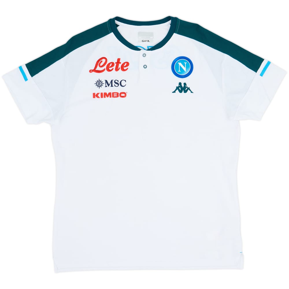2020-21 Napoli Kappa Polo Shirt - 9/10 - (3XL)
