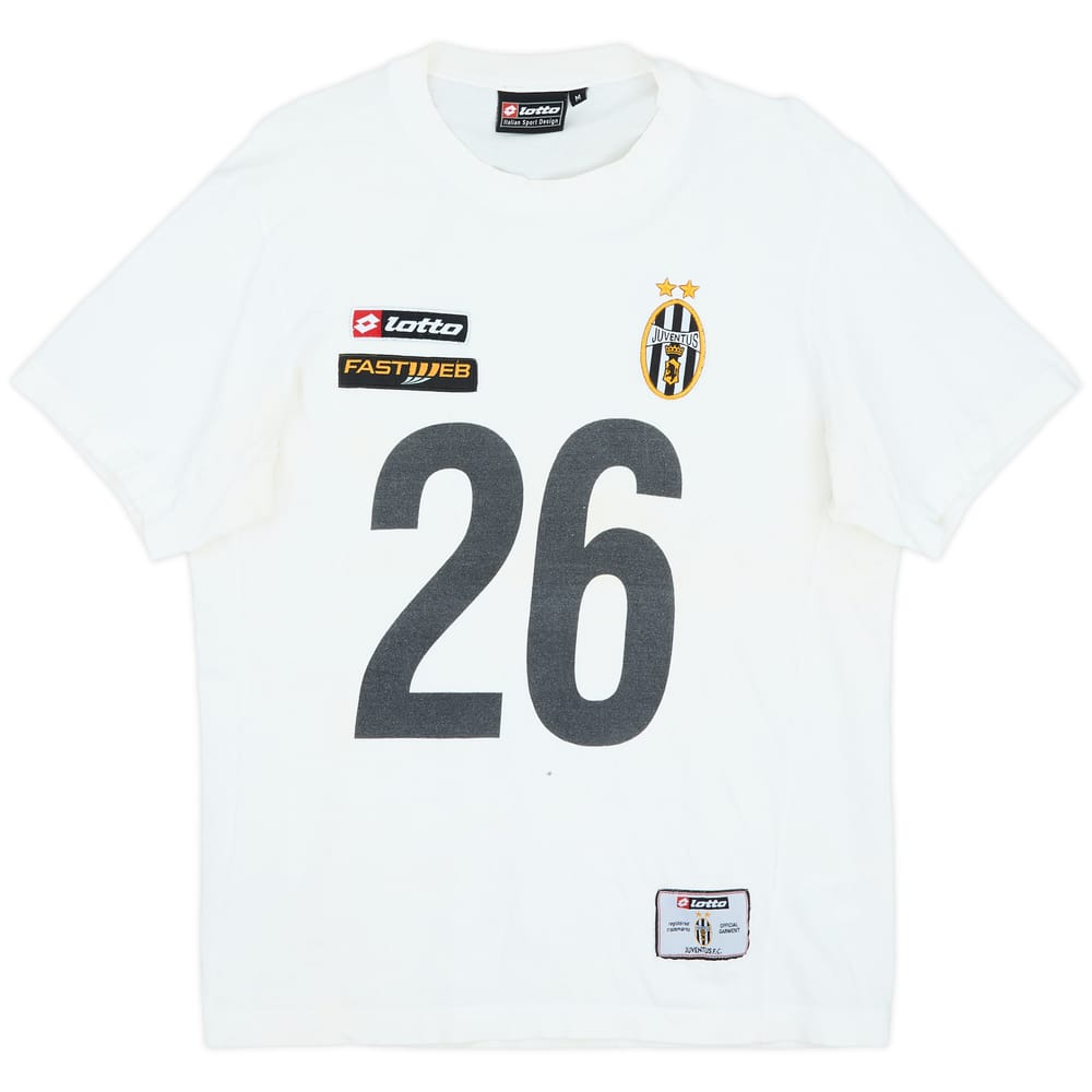 2001-02 Juventus Playera de Algodón Lotto - 6/10 - (M)