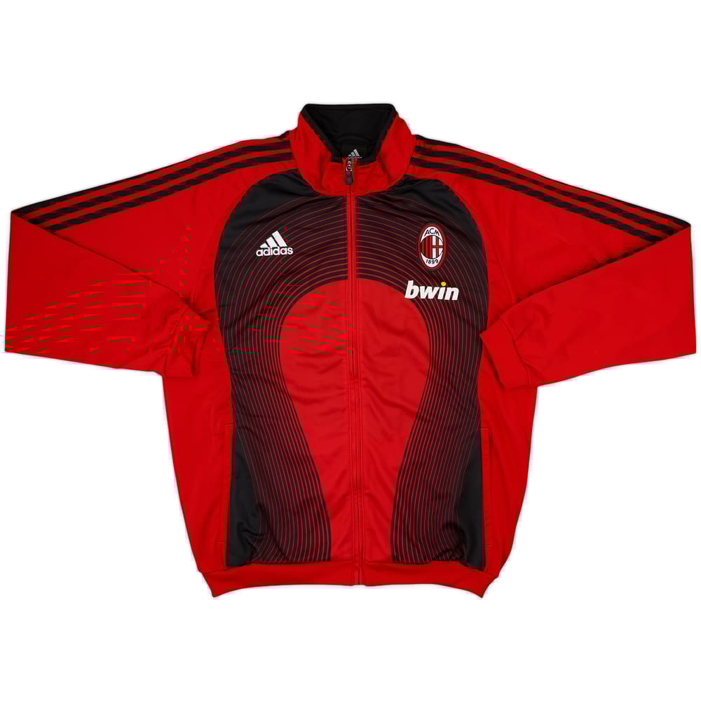 2006-07 AC Milan adidas Track Jacket - 8/10 - (L)