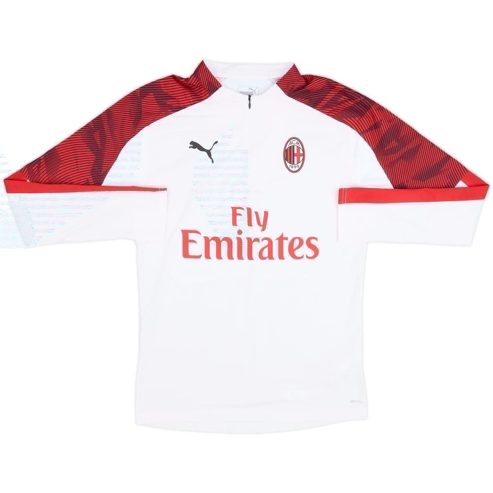 2019-20 AC Milan Puma 1/4 Zip Drill Top - 7/10 - (S)