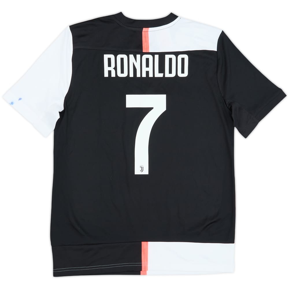 2019-20 Juventus Home Shirt Ronaldo #7 - 6/10 - (L.Boys)