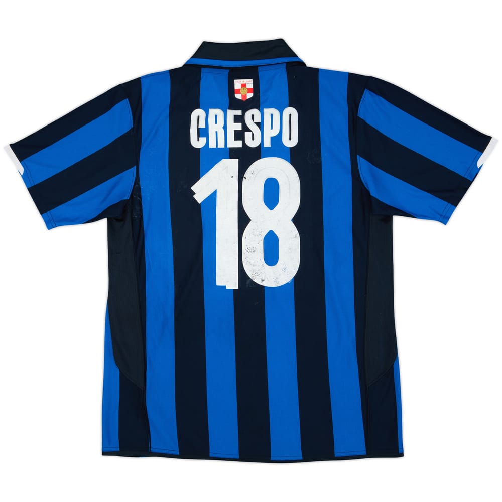 2007-08 Inter Milan Centenary Home Shirt Crespo #18 - 5/10 - (L)