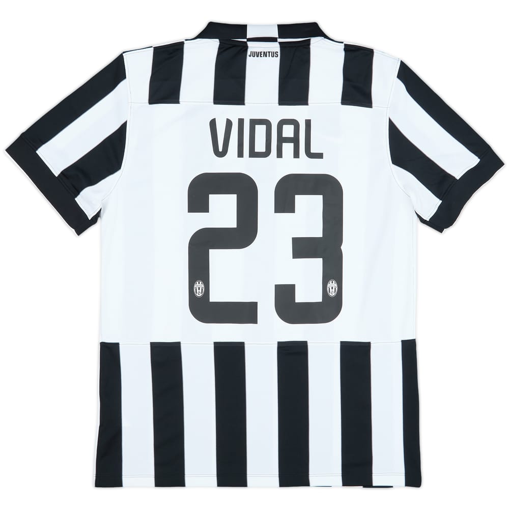 Camiseta de local del Juventus 2014-15 Vidal #23 - 9/10 - (L)