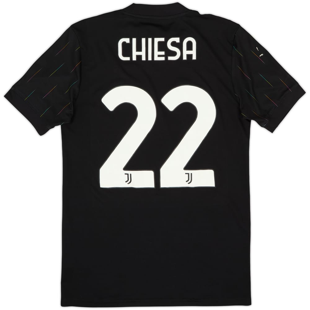 2021-22 Juventus Away Shirt Chiesa #22 - 6/10 - (S)