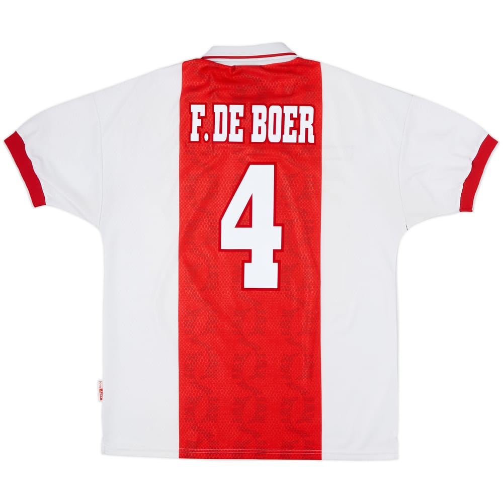 Camiseta de local del Ajax 1998-99 F.De Boer #4 - 8/10 - (L)