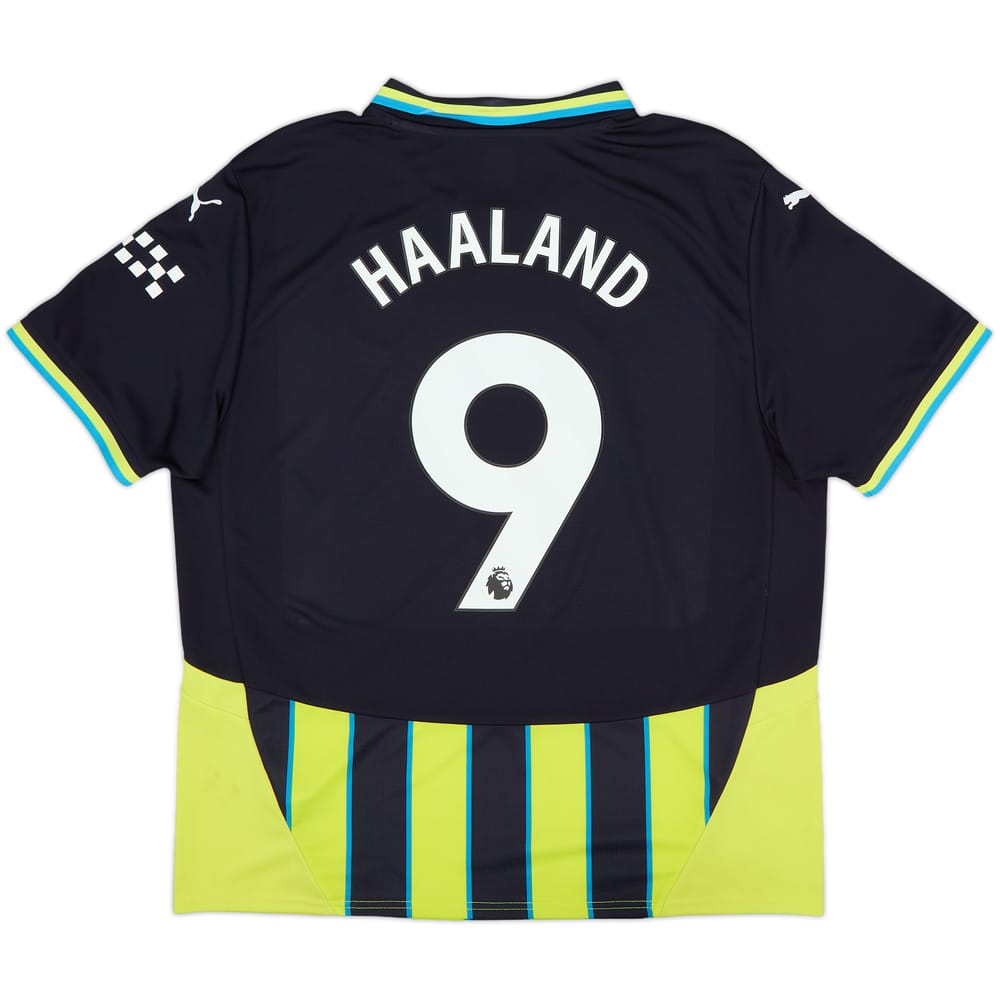 2024-25 Manchester City Away Shirt Haaland #9 - 9/10 - (XL)