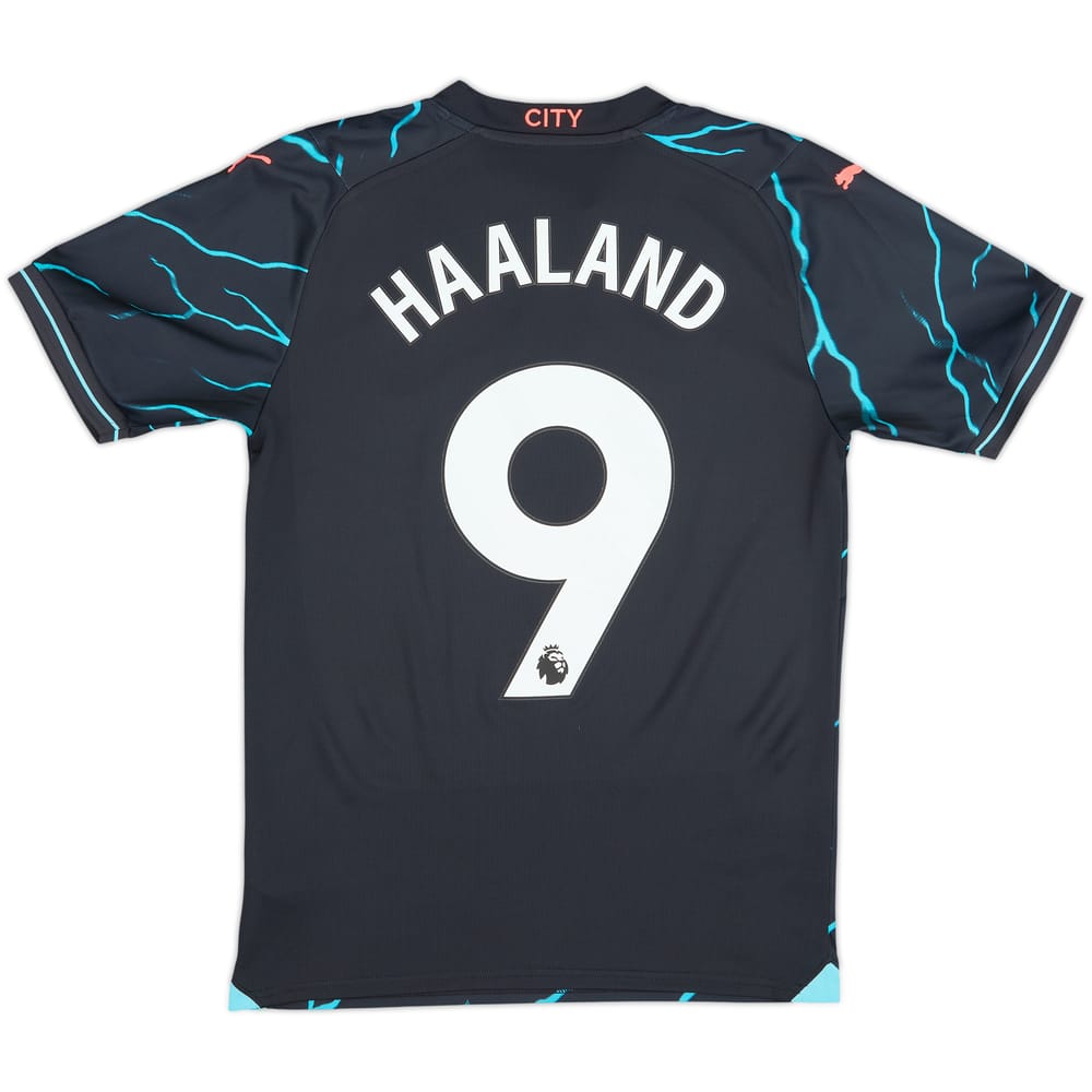 2023-24 Manchester City Tercera Camiseta Haaland #9 - 10/10 - (S)