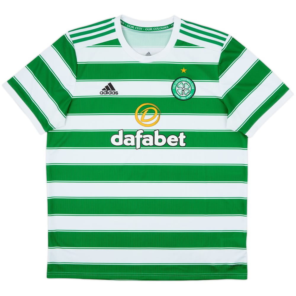 2021-22 Celtic Home Shirt - 10/10 - (XL)
