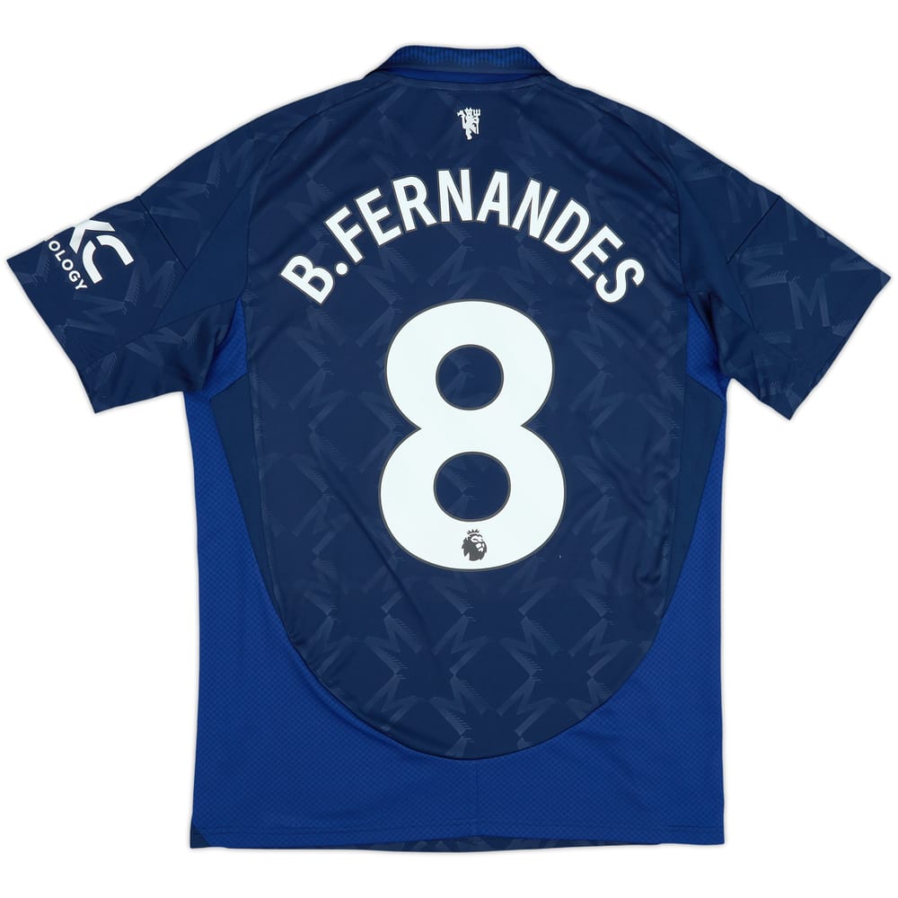 2024-25 Manchester United Away Shirt B.Fernandes #8 - 9/10 - (M)
