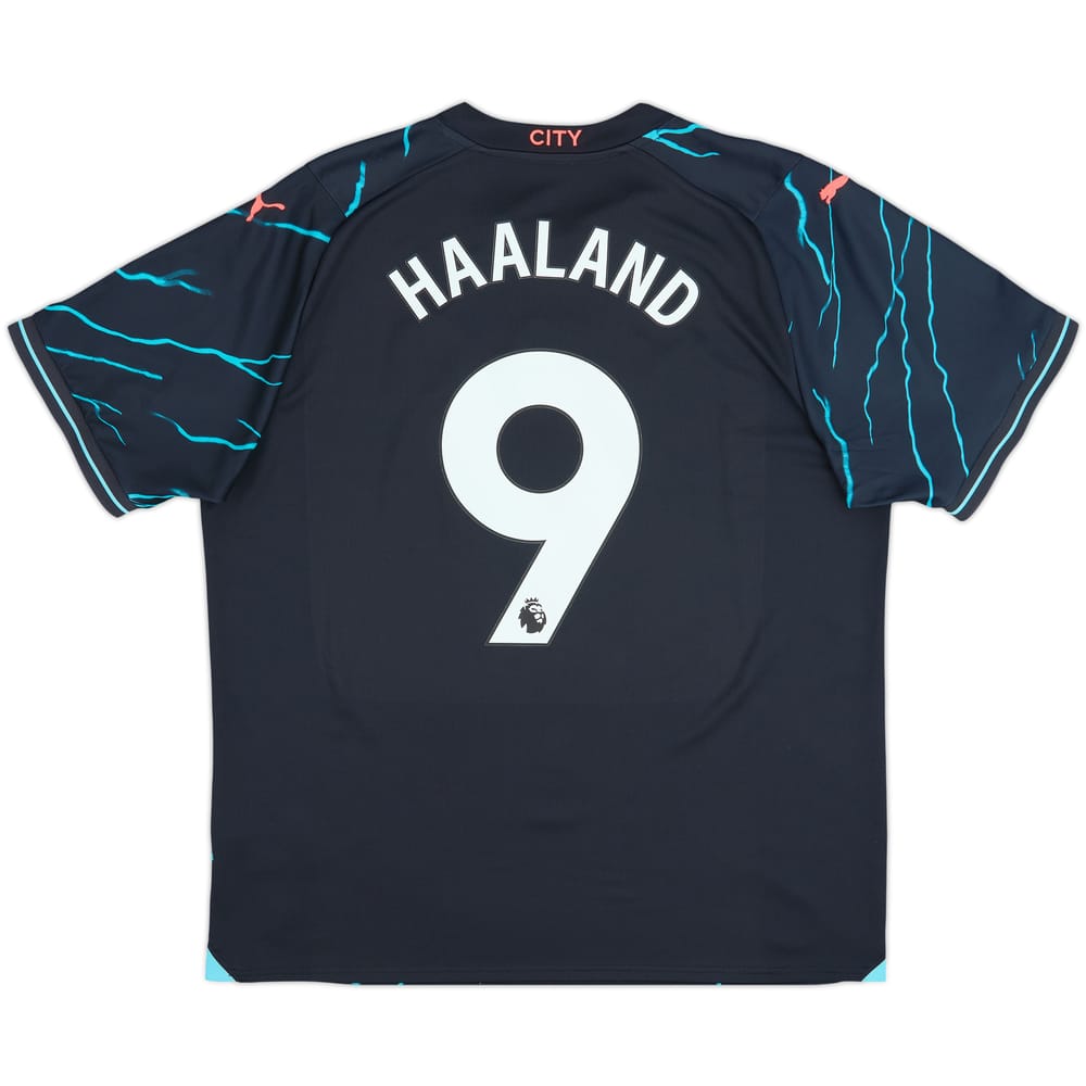 2023-24 Manchester City Third Shirt Haaland #9 - 10/10 - (XL)