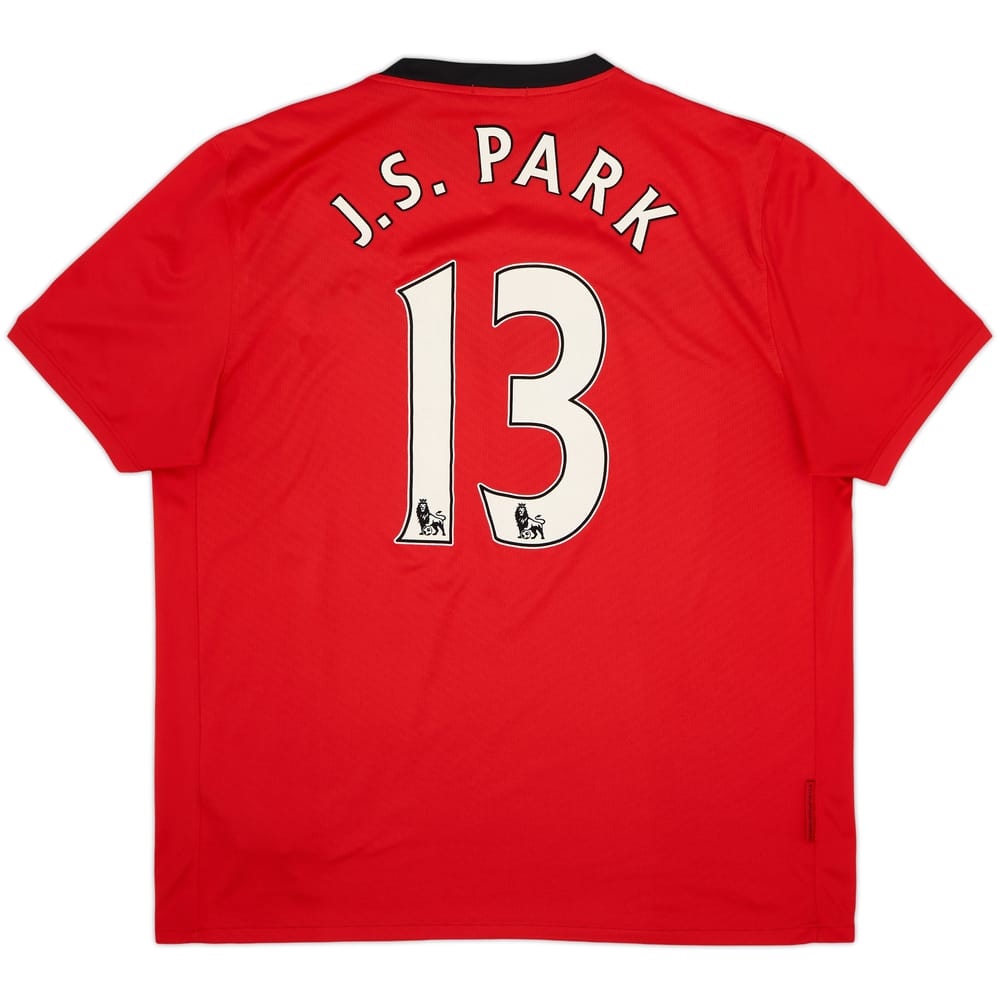 2009-10 Manchester United Home Shirt J.S. Park #13 - 8/10 - (XXL)