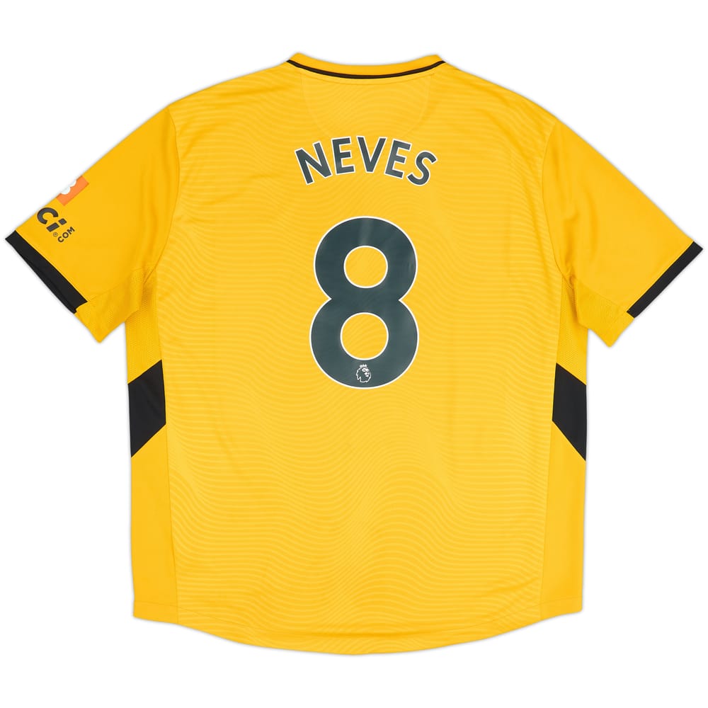 Camiseta de local de Wolves 2021-22 Neves #8 - 9/10 - (XXL)
