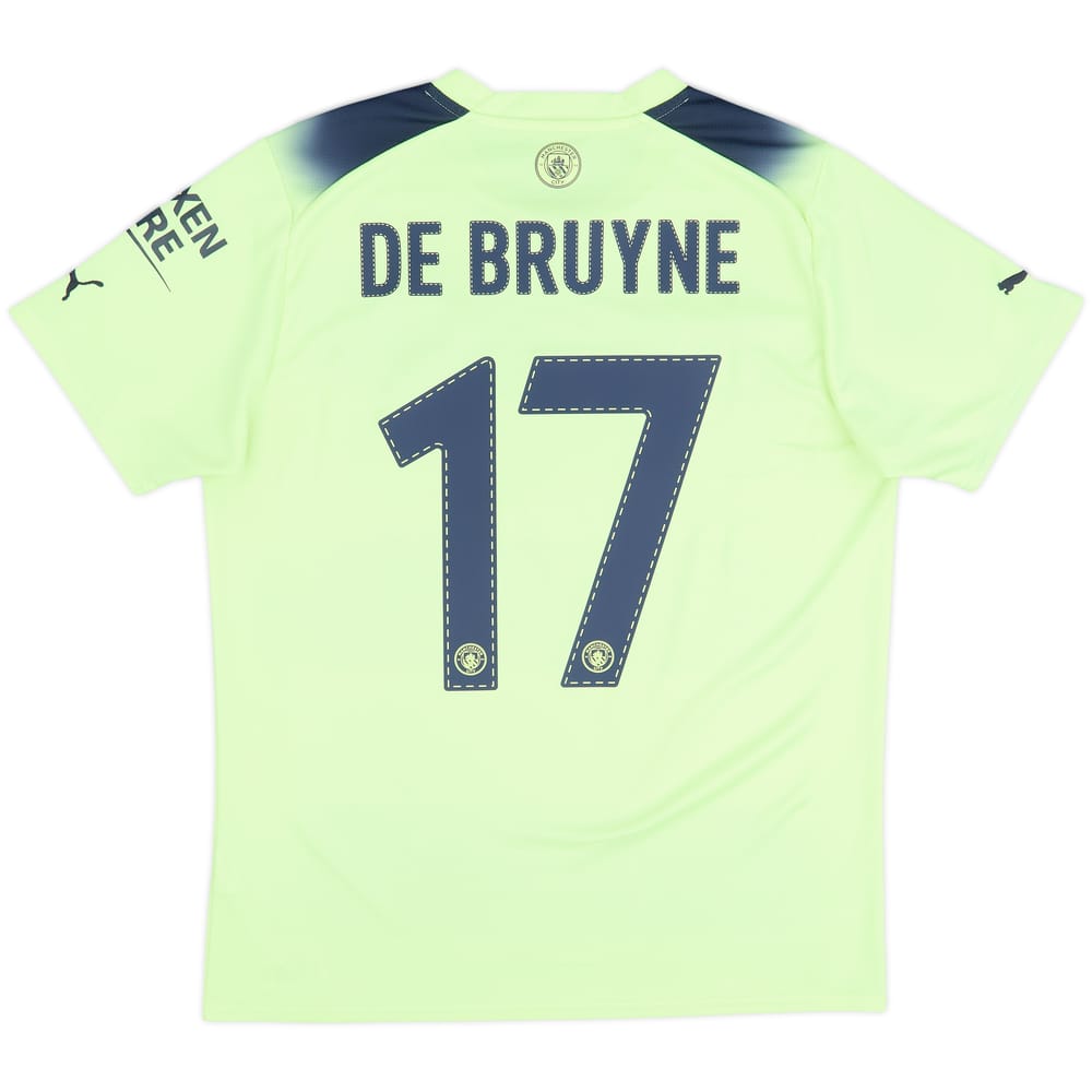 2022-23 Manchester City Third Shirt De Bruyne #17 - 7/10 - (L)