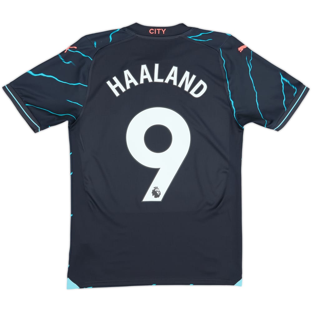 2023-24 Manchester City Third Shirt Haaland #9 - 10/10 - (S)