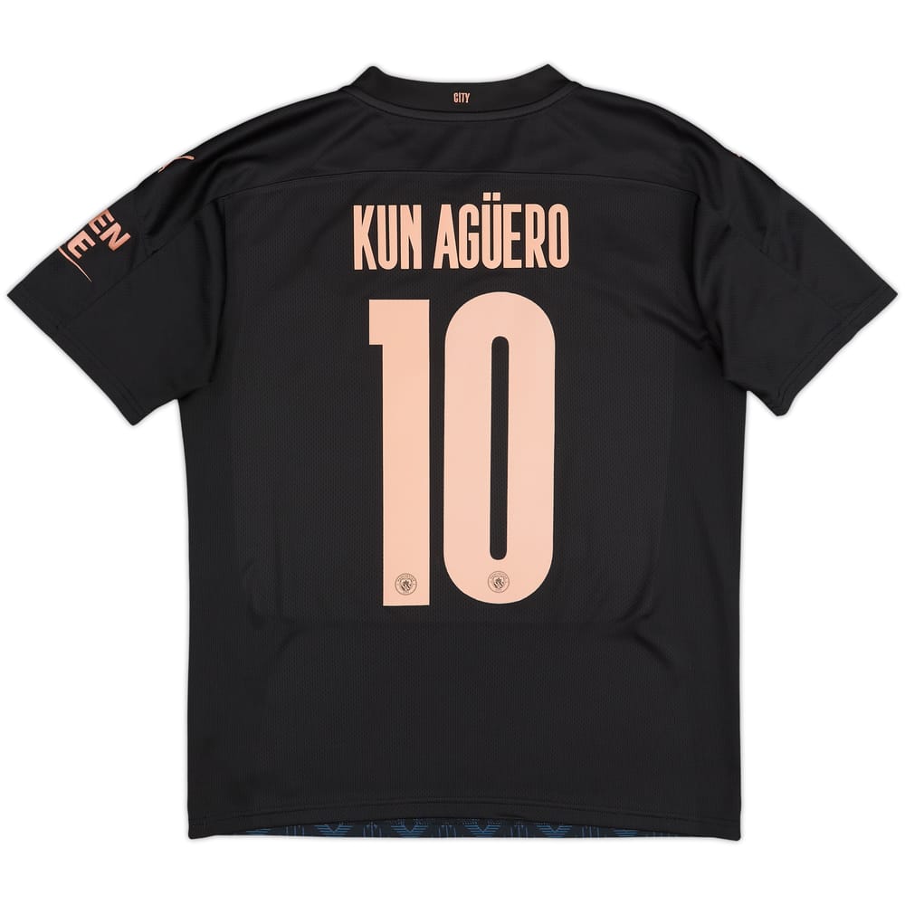 2020-21 Manchester City Away Shirt Kun Aguero #10 - 10/10 - (M)