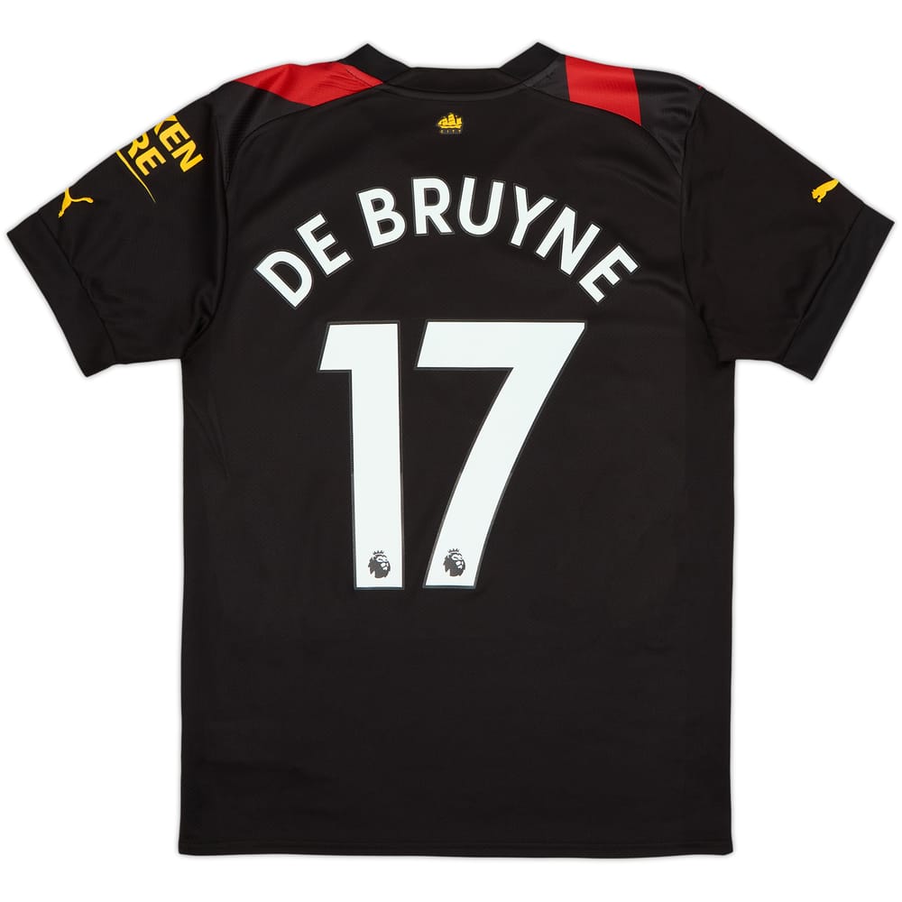 Camiseta de visitante del Manchester City 2022-23 De Bruyne #17 - 10/10 - (S)