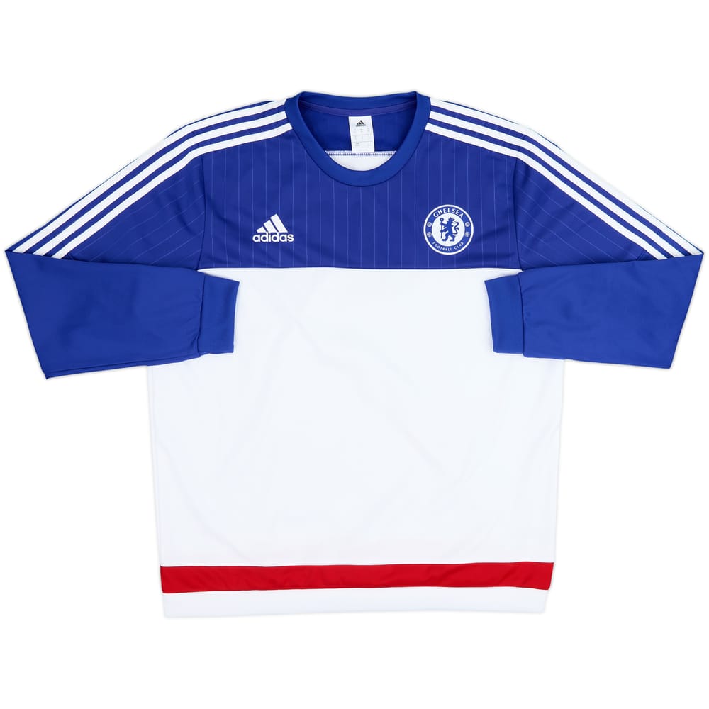 2015-16 Chelsea adidas Sweat Top - 8/10 - (XL)