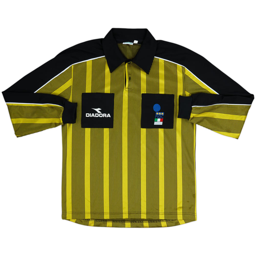 1999-00 Italy Diadora Referee L/S Shirt - 8/10 - (L)
