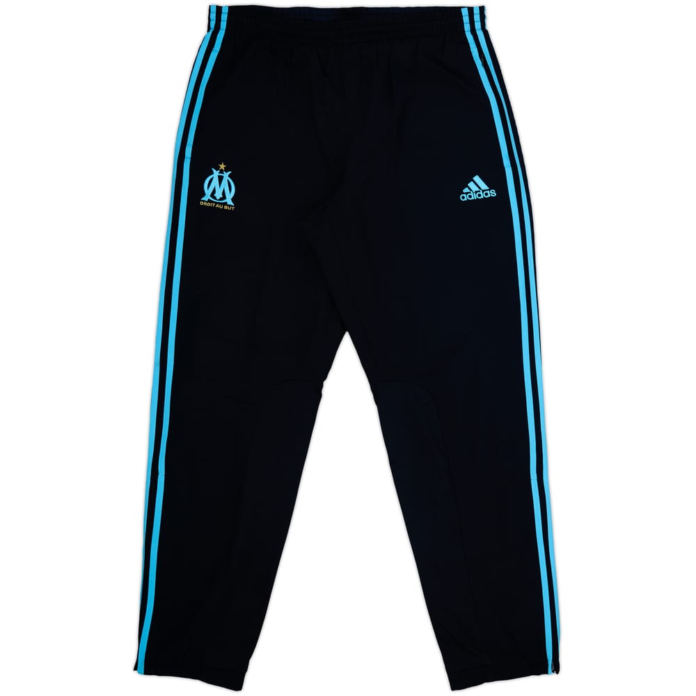 2008-09 Olympique Marseille adidas Track Pants/Bottoms - 9/10 - (L/XL)