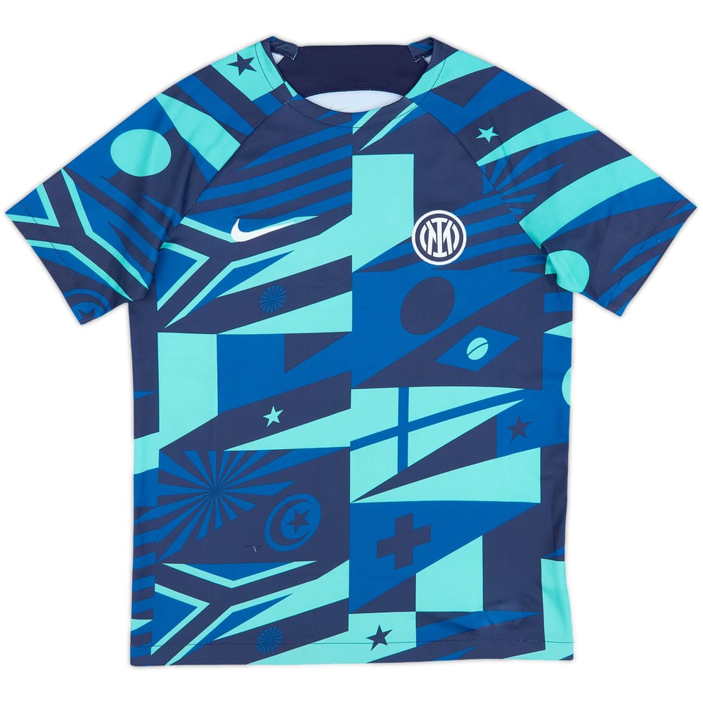 Camiseta de entrenamiento Nike del Inter Milan 2022-23 - 8/10 - (Niños L)