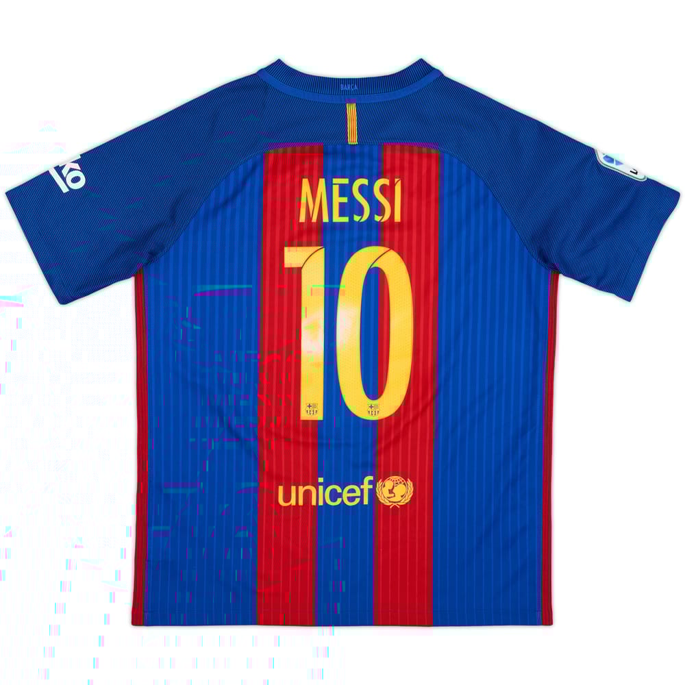 Camiseta de local del Barcelona 2016-17 Messi #10 - 7/10 - (XL.Niños)