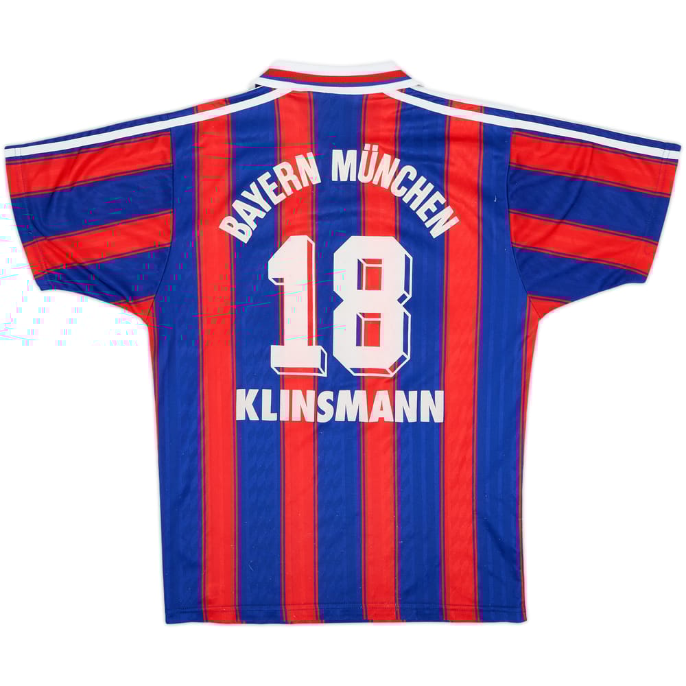 1995-97 Bayern Munich Home Shirt Klinsmann #18 - 8/10 - (S)