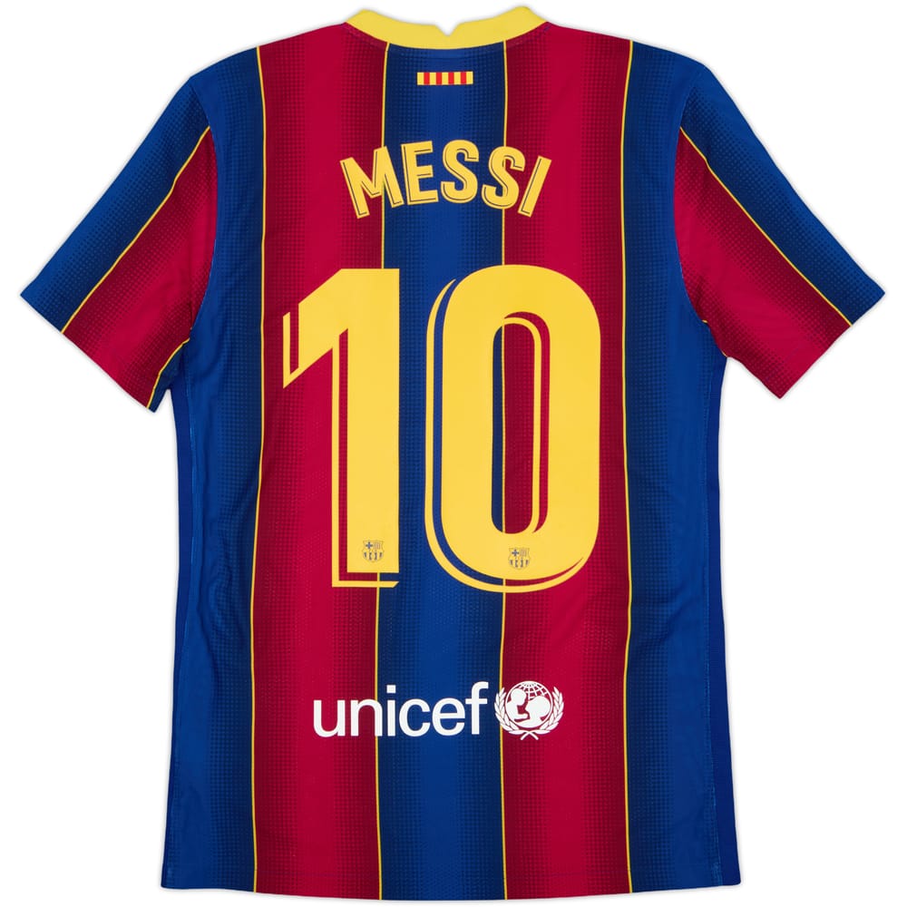 2020-21 Barcelona Camiseta Local Auténtica Messi #10 - 8/10 - (S)