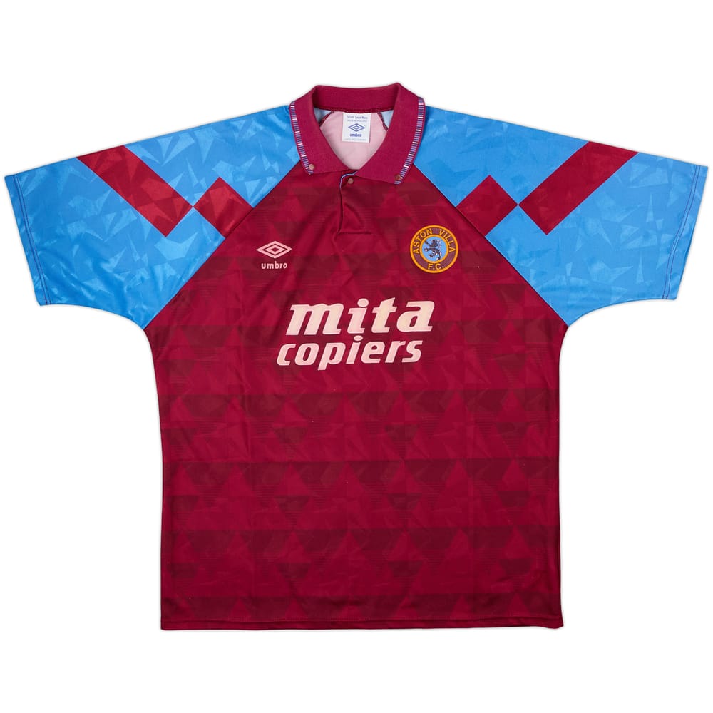 1990-92 Aston Villa Home Shirt - 6/10 - (L)