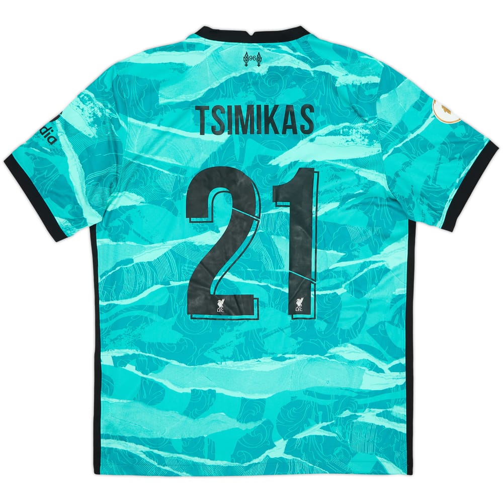 2020-21 Liverpool Away Shirt Tsimikas #21 (L)
