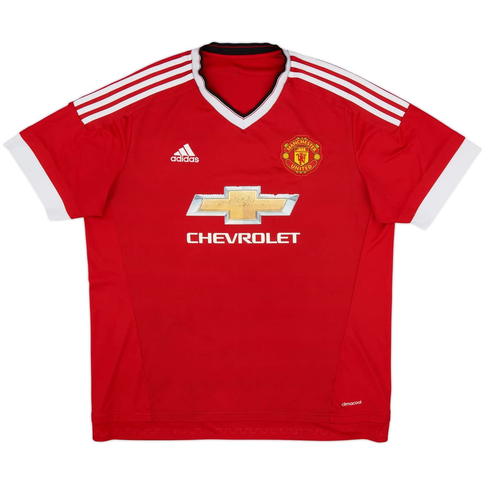 2015-16 Manchester United Home Shirt - 5/10 - (XL)