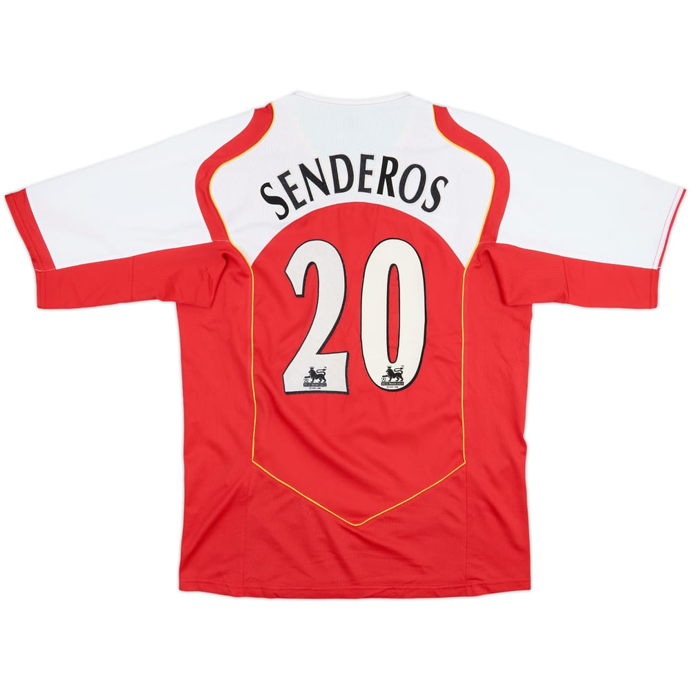 2004-05 Arsenal Home Shirt Senderos #20 - 6/10 - (M)