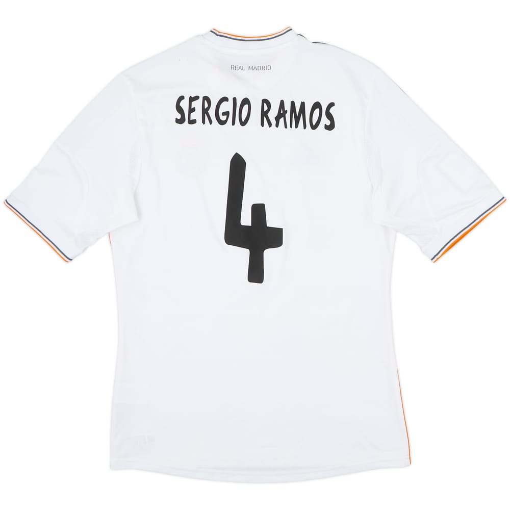 2013-14 Real Madrid Home Shirt Sergio Ramos #4 - 6/10 - (M)