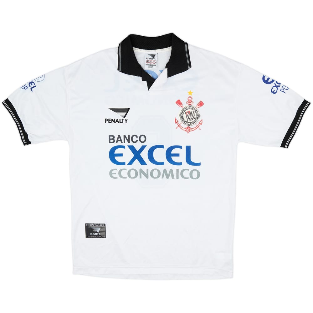 1997 Corinthians Home Shirt #9 - 9/10 - (XL)