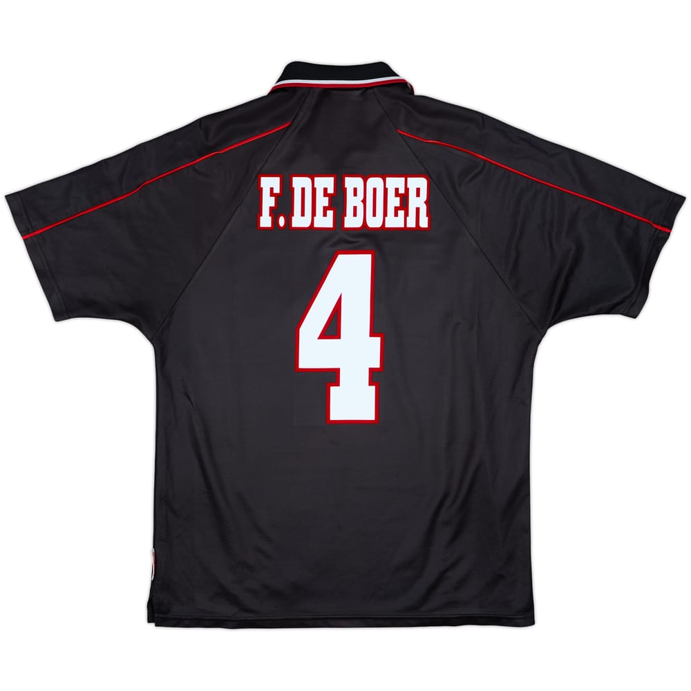 1998-99 Ajax Camiseta Visitante F.De Boer #4 - 8/10 - (L)