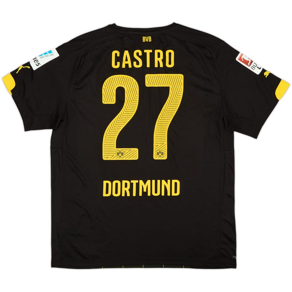 2014-16 Borussia Dortmund Away Shirt Castro #27 (L)