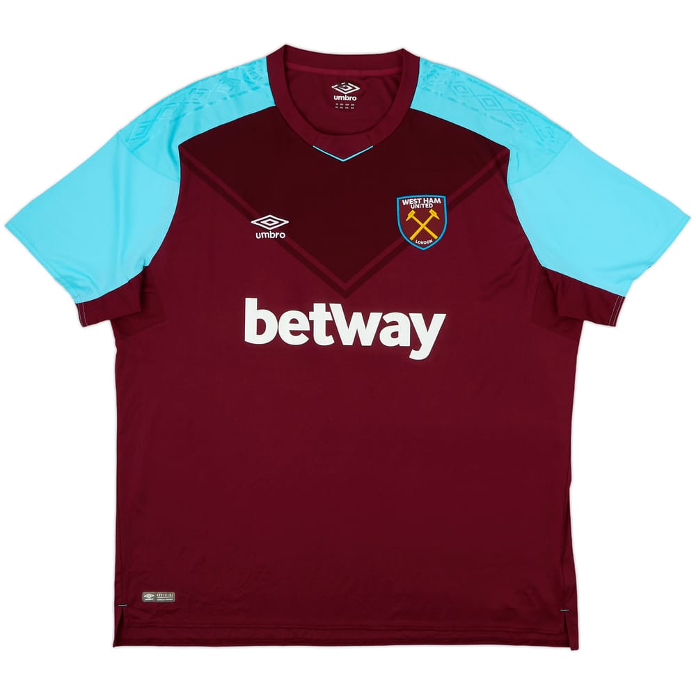 2017-18 West Ham Home Shirt - 8/10 - (4XL)
