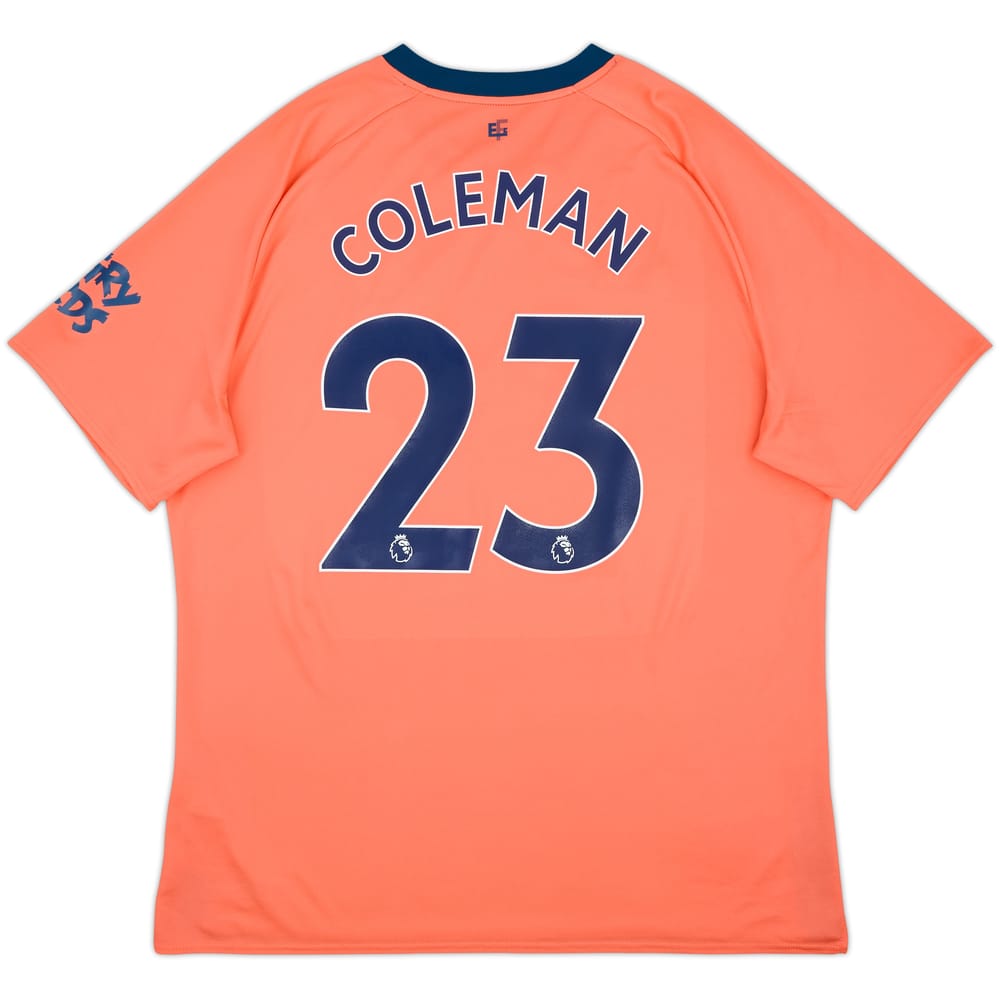 2019-20 Everton Away Shirt Coleman #24 - 9/10 - (XXL)