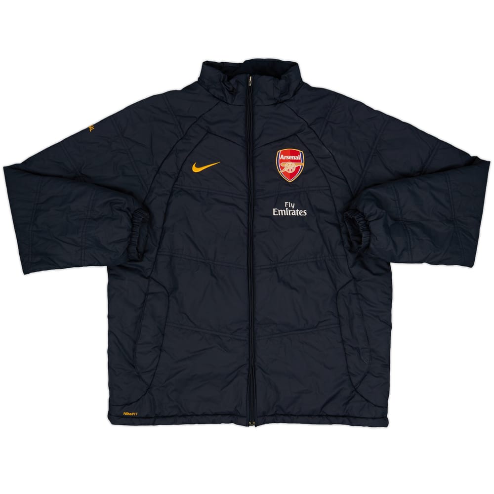 2007-08 Arsenal Nike Padded Bench Coat - 8/10 - (XL)