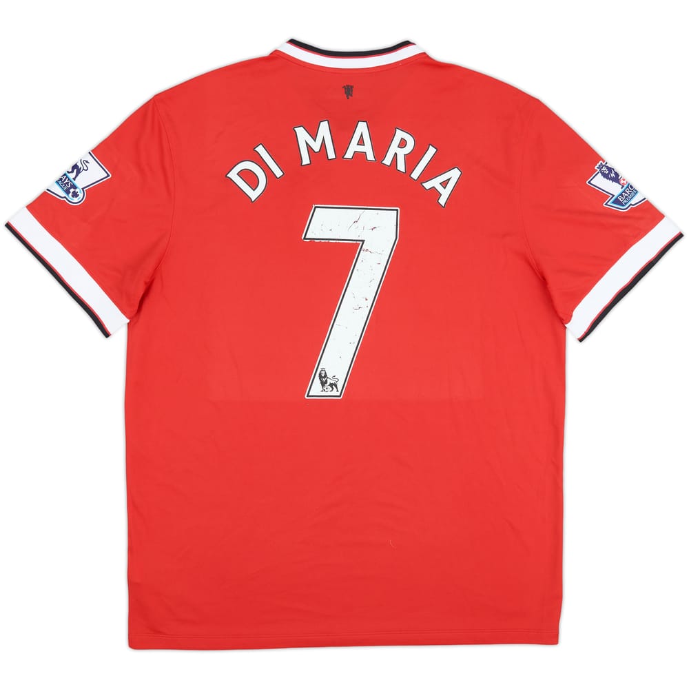 2014-15 Manchester United Home Shirt Di Maria #7 - 5/10 - (XL)