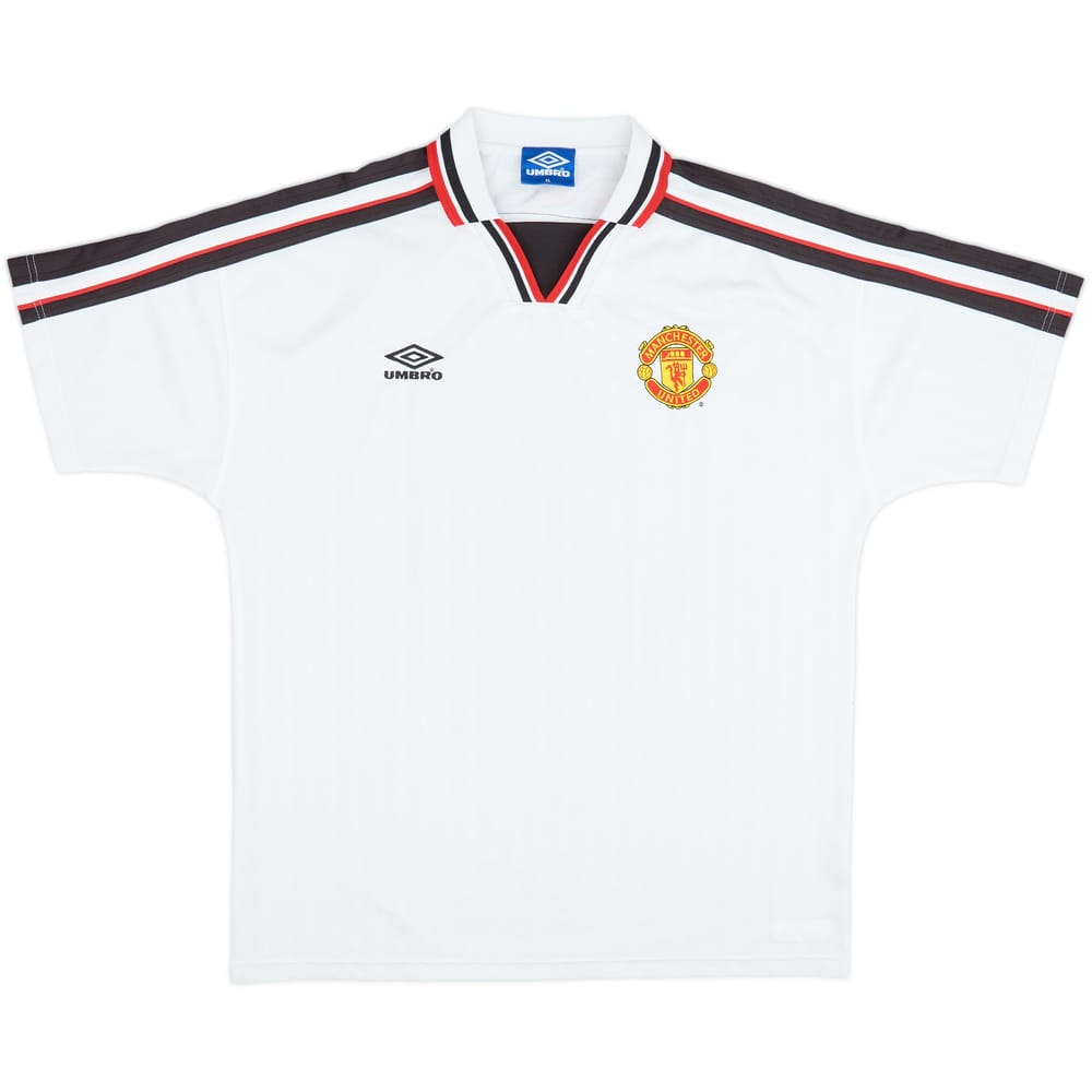 1997-98 Manchester United Umbro Training Shirt - 9/10 - (XL)