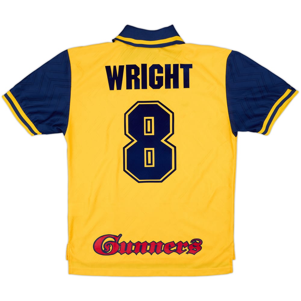 1996-97 Arsenal Away Shirt Wright #8 - 8/10 - (M)