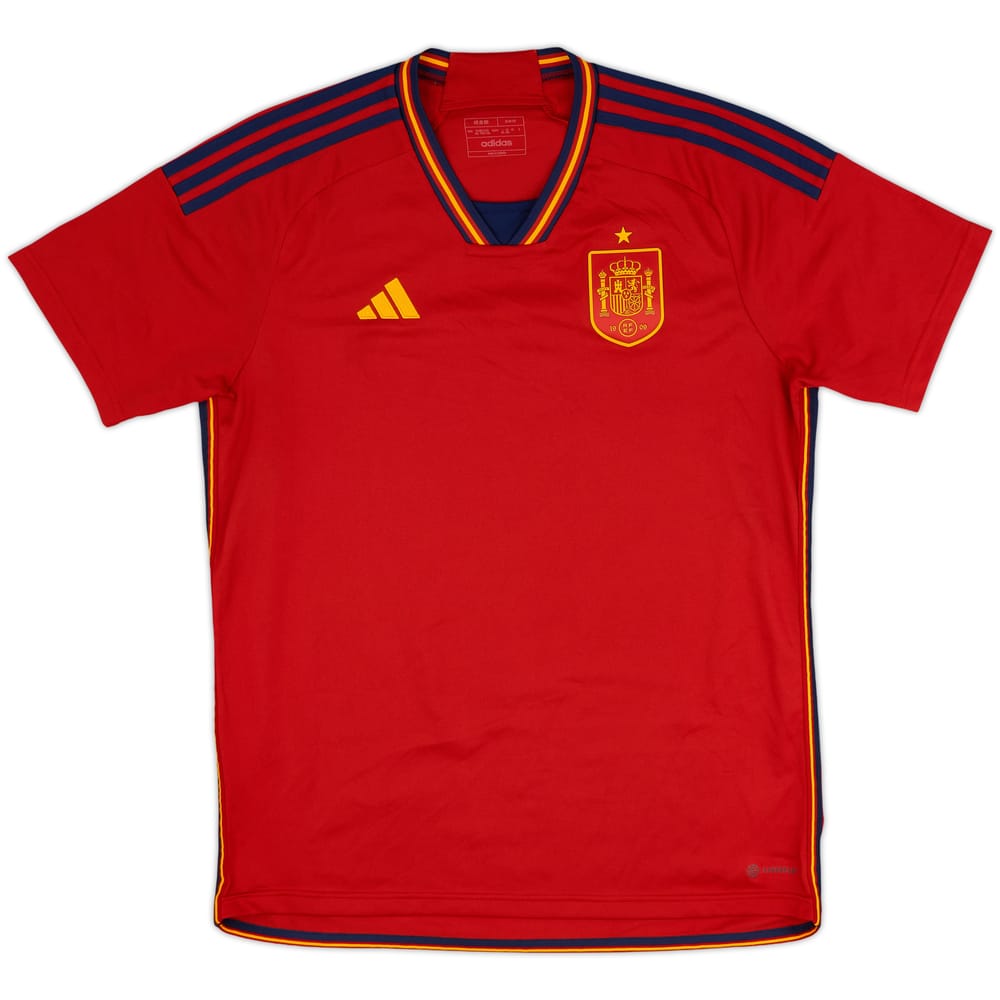 2022-23 Spain Home Shirt - 10/10 - (XXL)