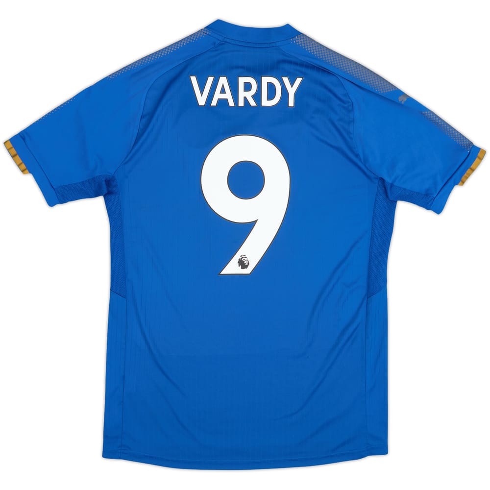 Camiseta de local del Leicester 2017-18 Vardy #9 - 7/10 - (S)